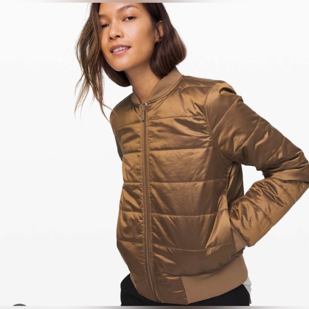 Lululemon Non Stop Reversible Bomber Puffer Jacket